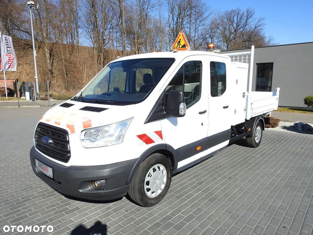 Ford TRANSIT  WYWROTKA PODWÓJNA KABINA DOKA 6 MIEJSC TEMPOMAT KLIMATYZACJA  130KM - 7