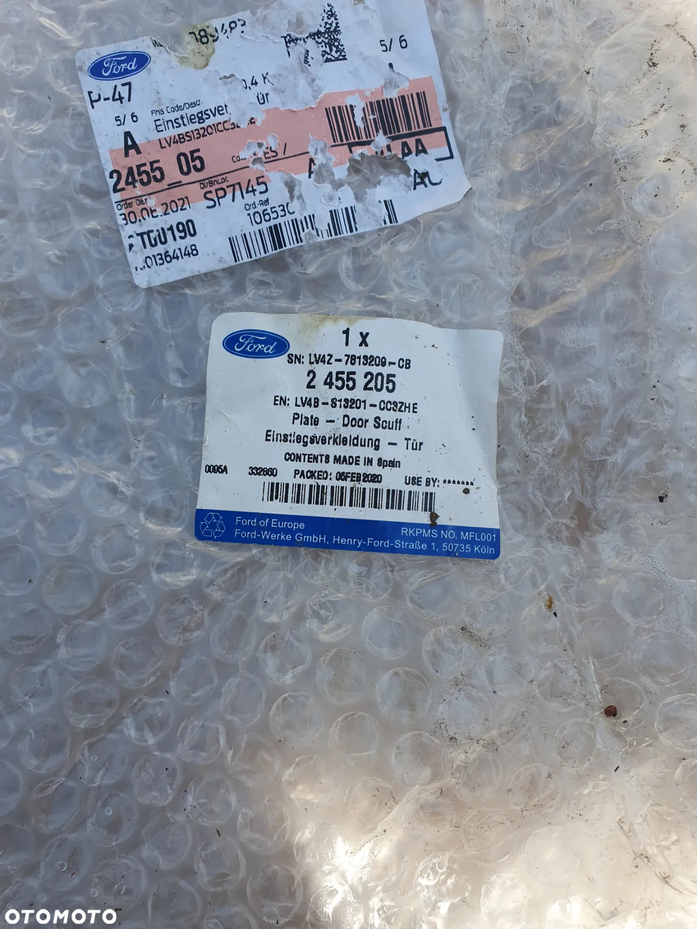 Lewa Listwa progowa przednia Ford Kuga MK-3 III Titanium LV4B-S13201-CC3ZHE 2455205 LV4B-S13201-CGW Listwa na próg lewy przód Ford Kuga III MK-3 TITANIUM - 10
