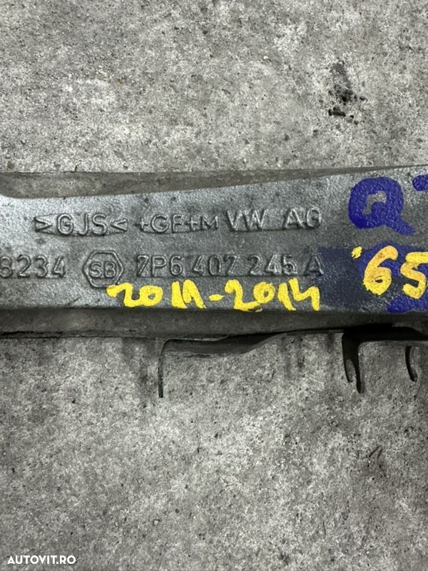 Fuzeta stanga cu rulment AUDI Q7 facelift  an 2010-2014 cod 7P6407245A - 3