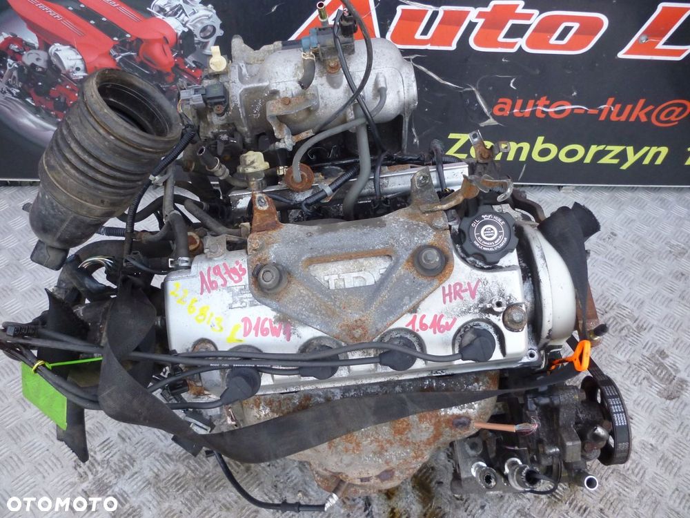 SILNIK HONDA HR-V 1.6 16V D16W1 169 TYS - 2