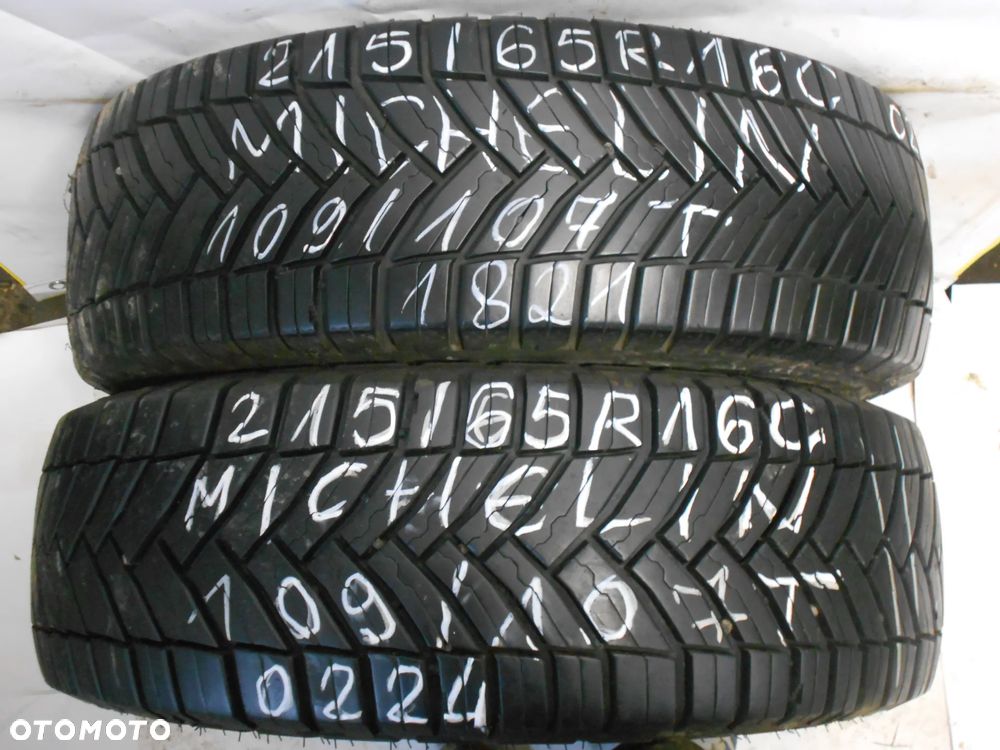 OPONY 215/65R16C MICHELIN AGILIS CROSSCLIMATE DOT 0224 / 1821  9MM - 1