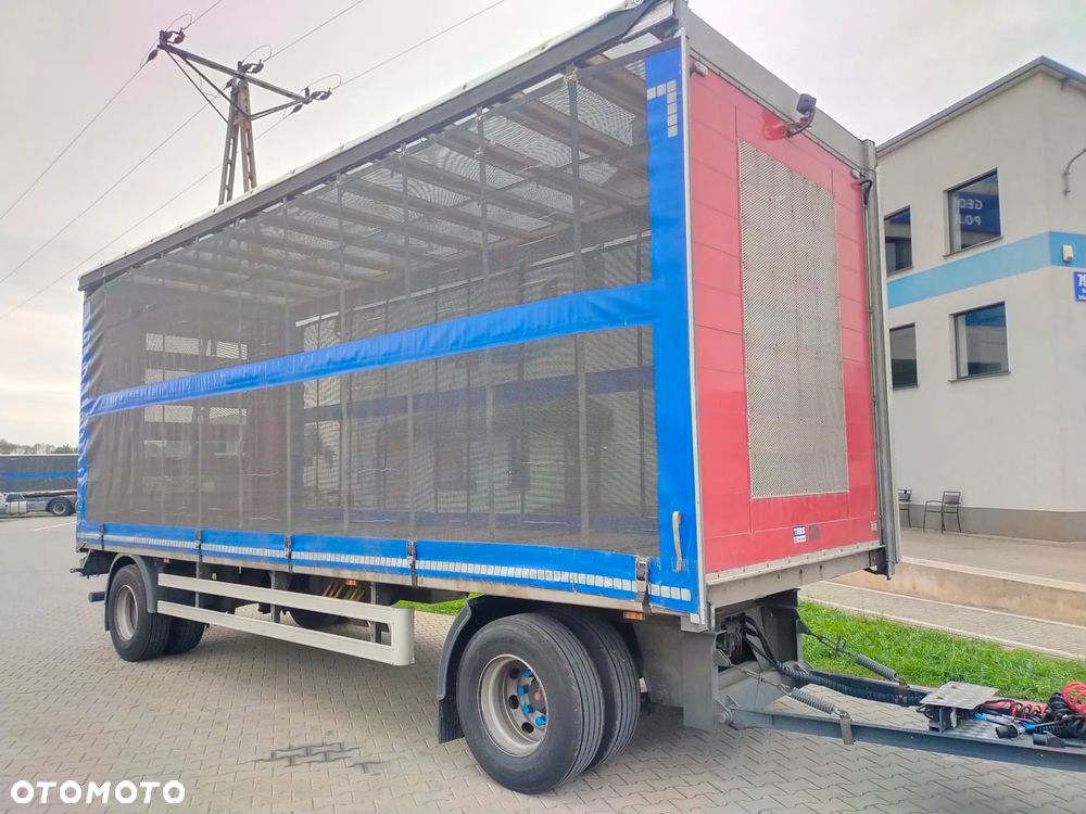Ackermann Przyczepa do transportu drobiu cała ocynkowana firanka - 5