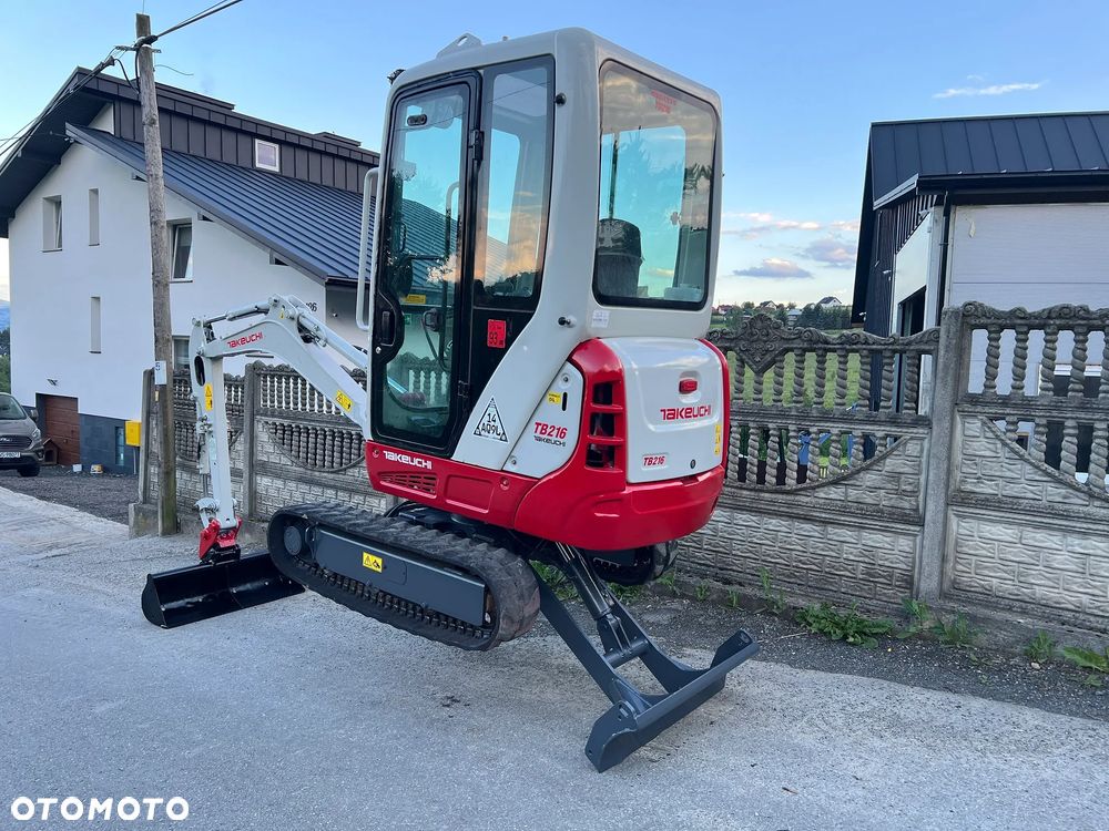 Takeuchi TB216 | Minikoparka TAKEUCHI TB 216 | 2 Tony | Rozsuwane Gąsienice | Stan PERFEKCYJNY | Mini Koparka | - 18
