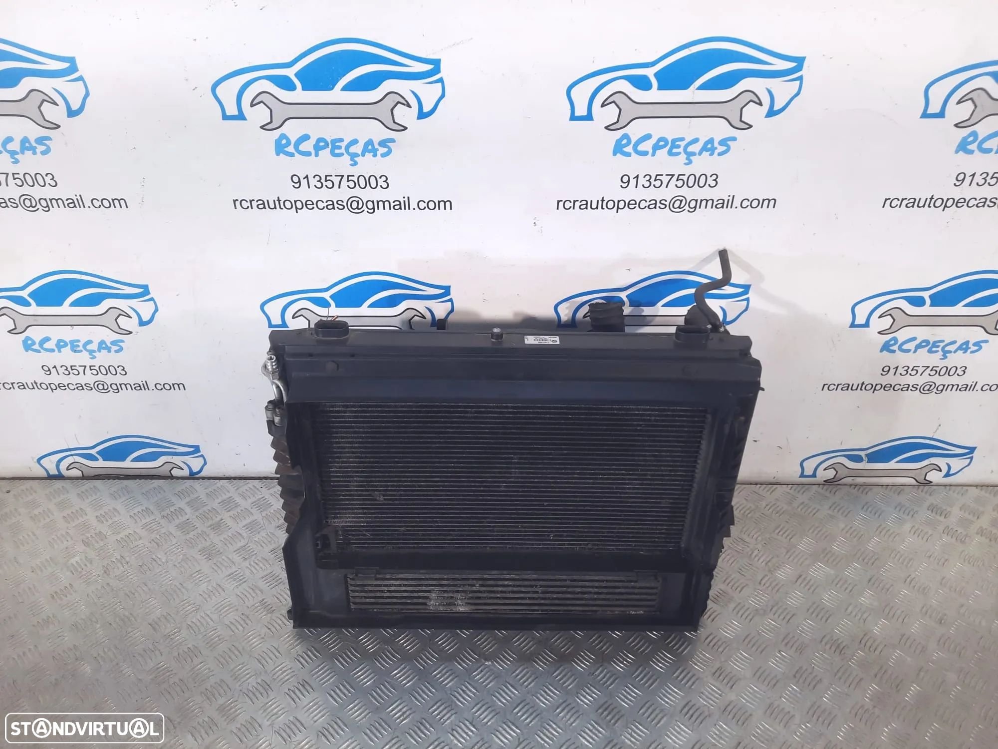 RADIADOR VENTILADOR INTERCOOLER BMW SERIE 5 E61 TOURING 64509122827 9122827 64508381362 8381362 17517787446 7787446 17217787447 7787447 TERMOVENTILADOR - 1