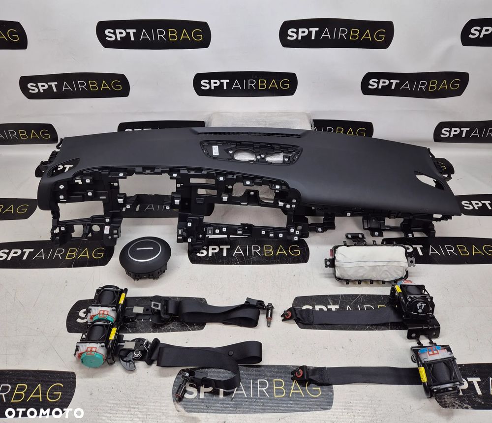HYUNDAI KONA II 2 DESKA ROZDZIELCZA KONSOLA KOKPIT PULPIT PODUSZKI AIRBAG AIR BAG PASY KIT SET - 1