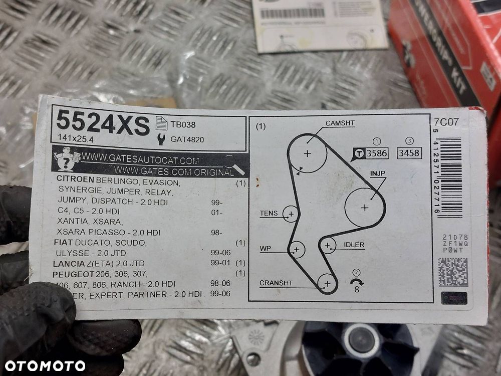 ROZRZĄD KOMPLETNY GRAND VITARA I 2.0 TD NOWY POWERGRIP KP15524XS 5524XS - 7