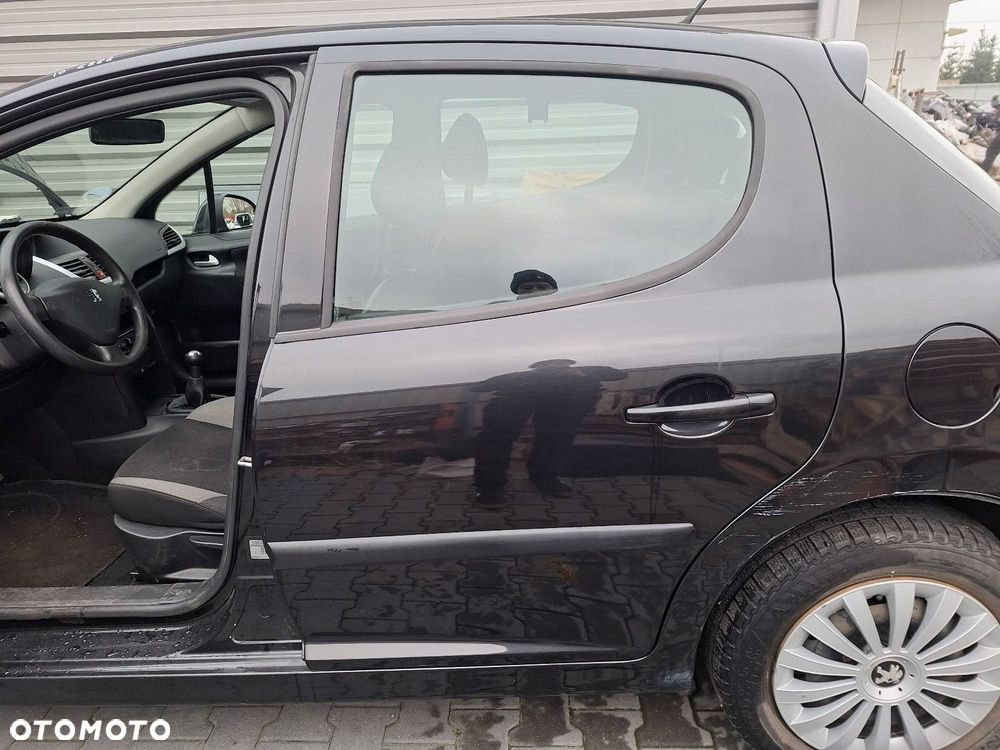 DRZWI KOMPLETNE LEWY TYŁ PEUGEOT 207 06-09r  EXL HB 5D - 1