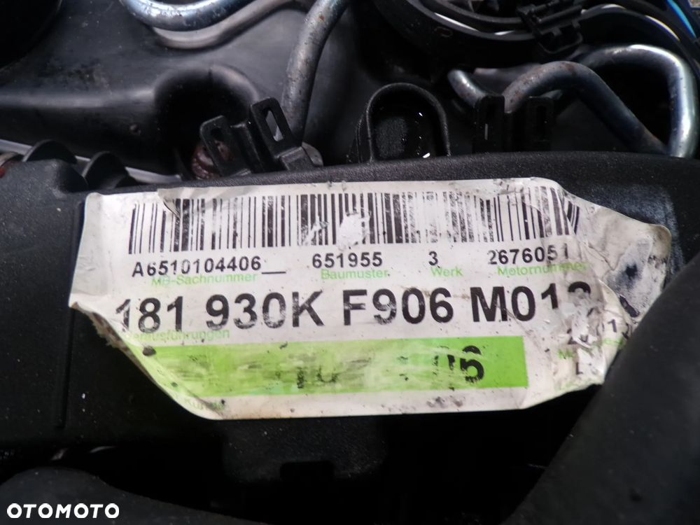 Kompletny silnik Mercedes Sprinter 2.2 CDI 651 955 - 6