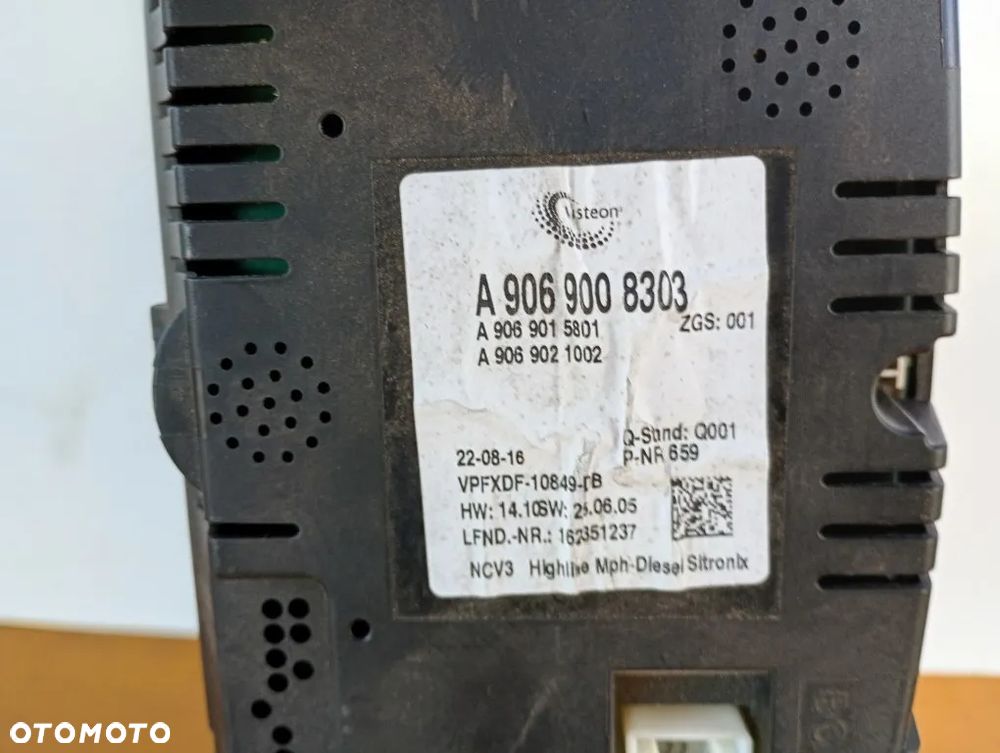 licznik zegary mercedes sprinter w906 906 a9069008303 - 6