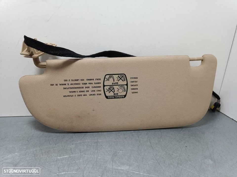 PÁLA DO SOL DIREITA PEUGEOT 607 2004 - 3