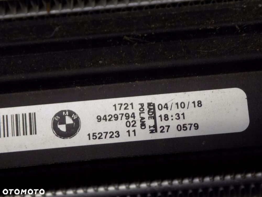 BMW 3 G20 G21 PAS PRZEDNI CHŁODNICE WENTYLATOR RADAR 330i 185KW 252KM - 4
