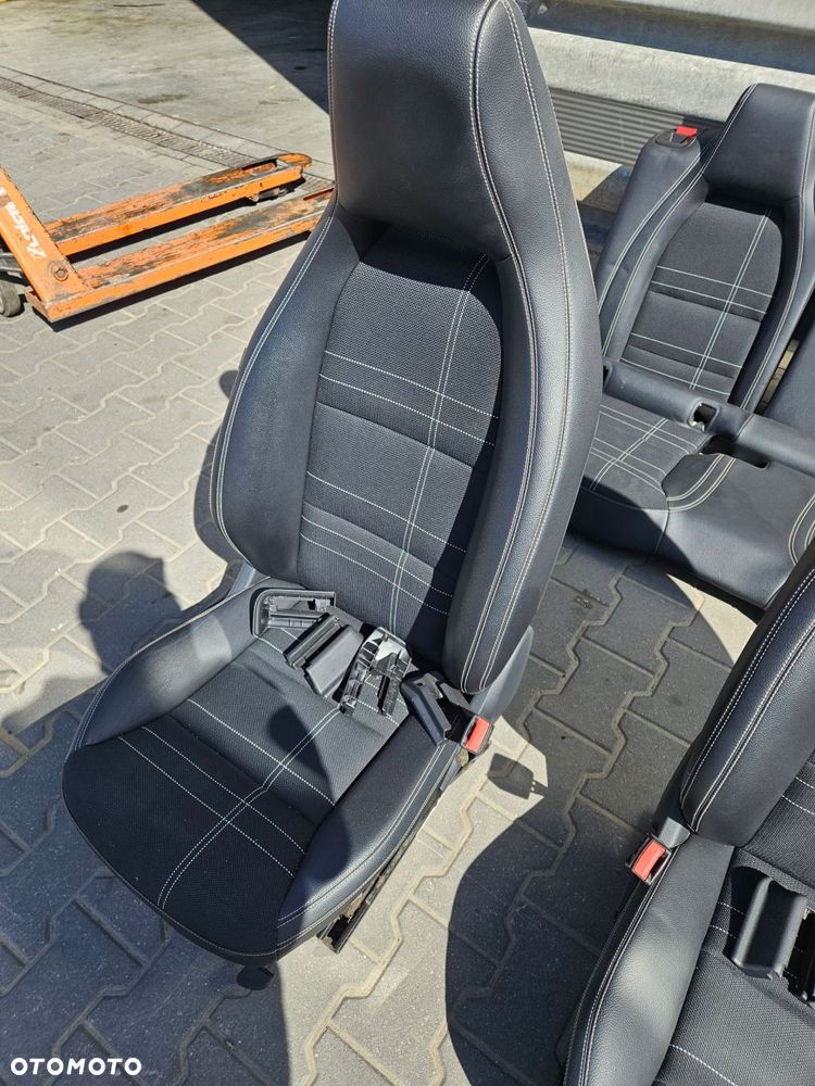 kanapa fotele kpl. półskóra mercedes cla w117 amg sedan - 5