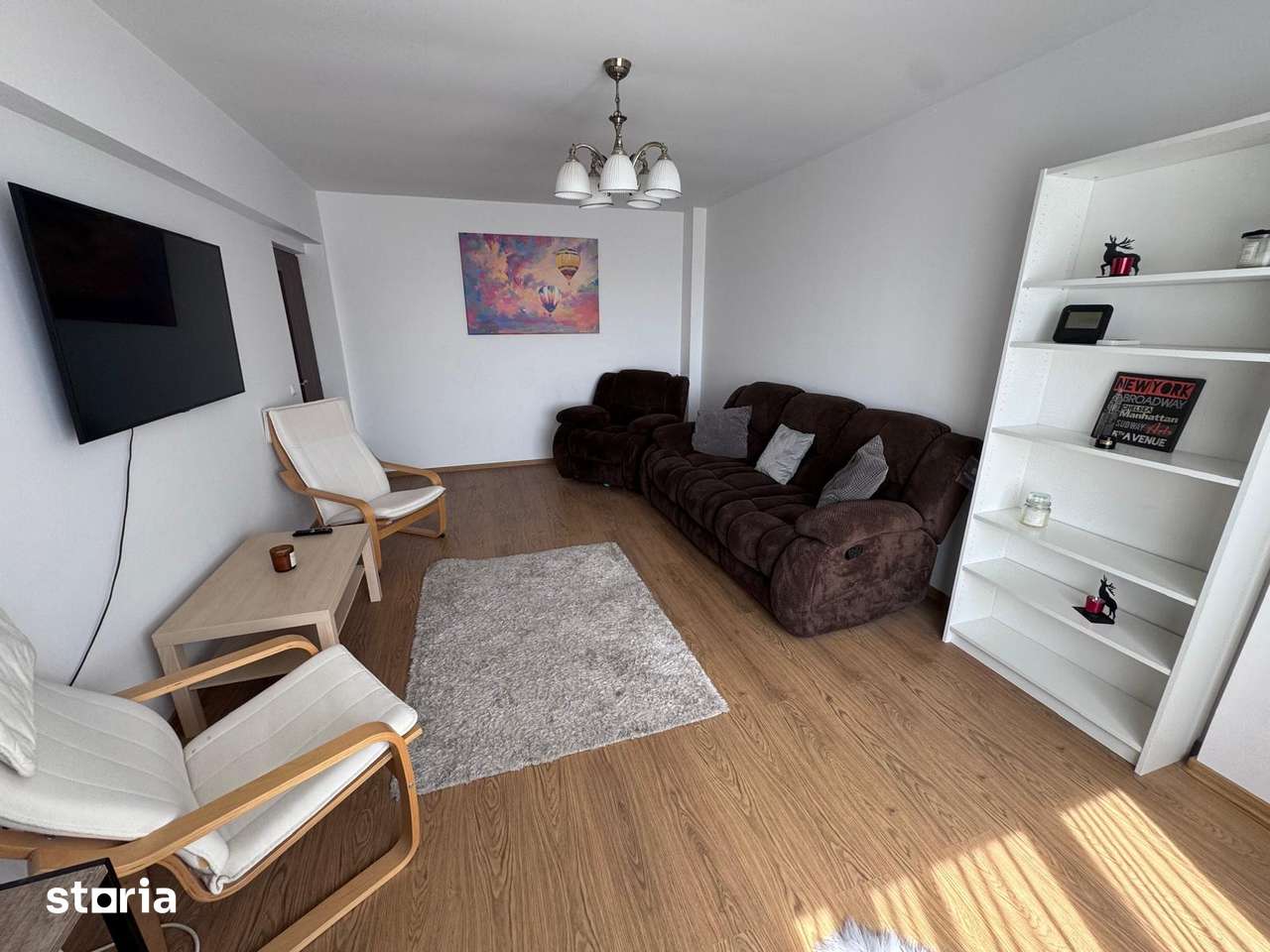 2 camere decomandat, 73 mp - Valea Lupului, aproape de Mall Moldova — fotografia 3