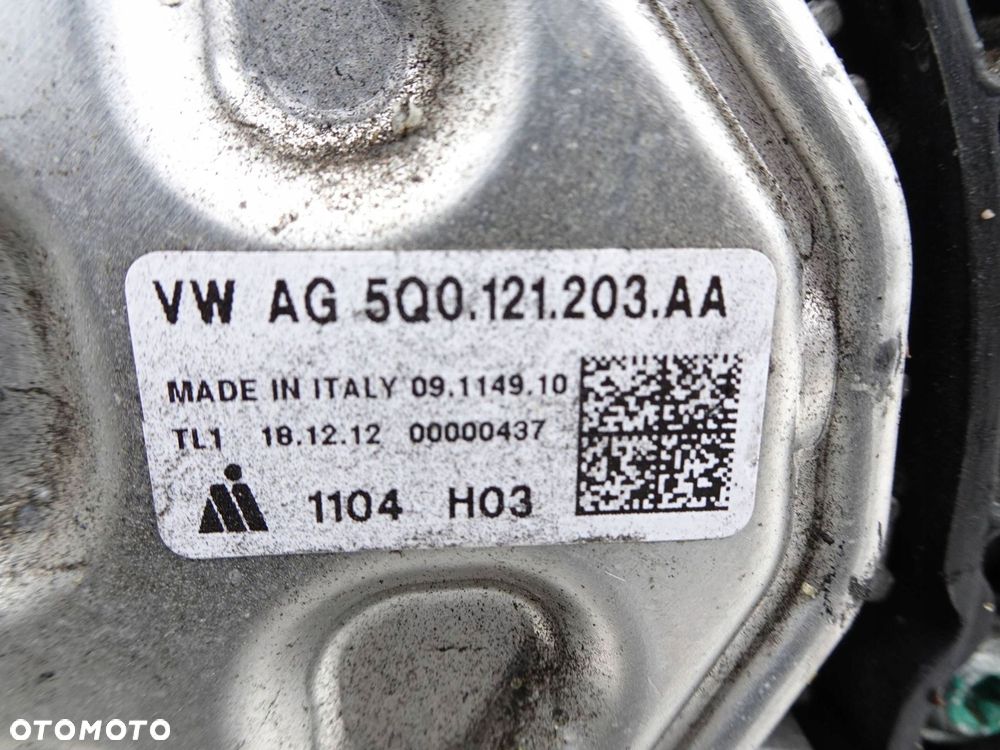 pas przedni chłodnice kpl. volkswagen golf vii 1.4 tsi 5q0121203aa - 10