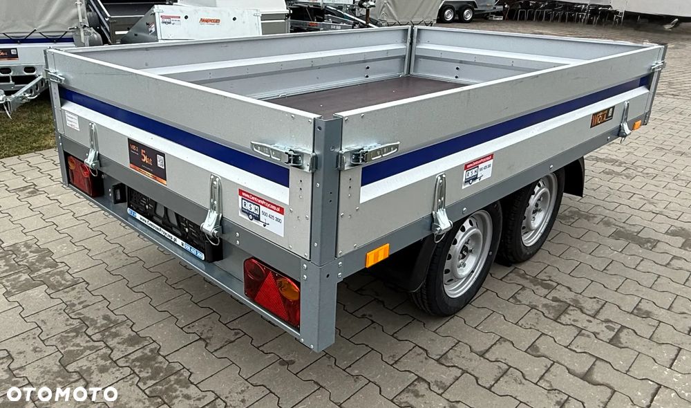 Wiola Przyczepa samochodowa WIOLA HOCHLADER 2 OSIE 256x156 cm , DMC: 750 kg - 6