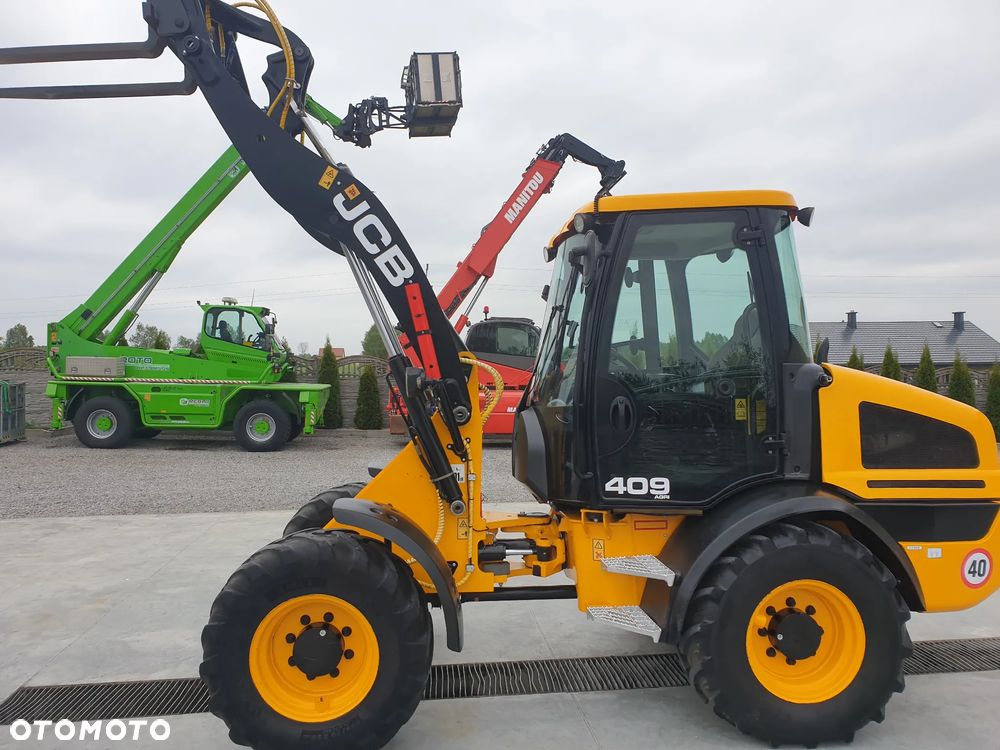 JCB 409 AGRI 40KM/H WIDŁY/ŁYŻKA SPROWADZONA SUPER STAN - 24