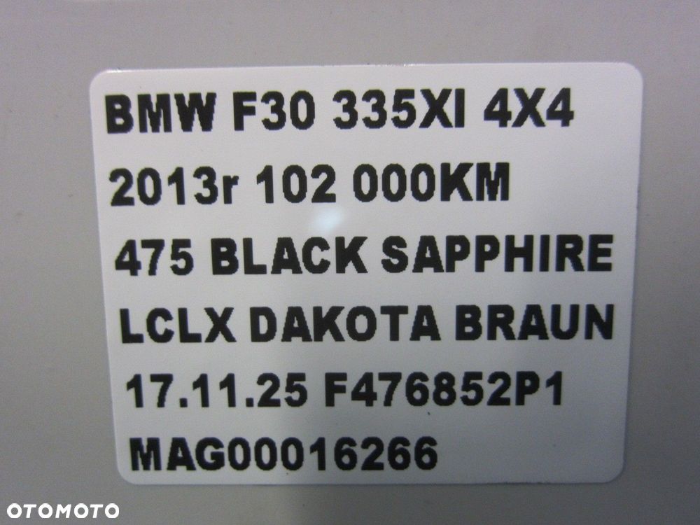 BMW 3 F30 MODUŁ STEROWNIK PAMIĘCI FOTELA KIEROWCY LEWY 61359459673 9280913 - 6