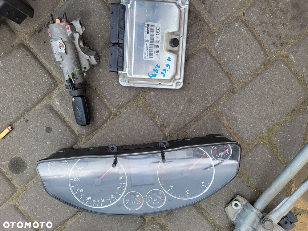 Zestaw startowy audi a6 c5 2.5tdi lift licznik komputer stacyjka kpl