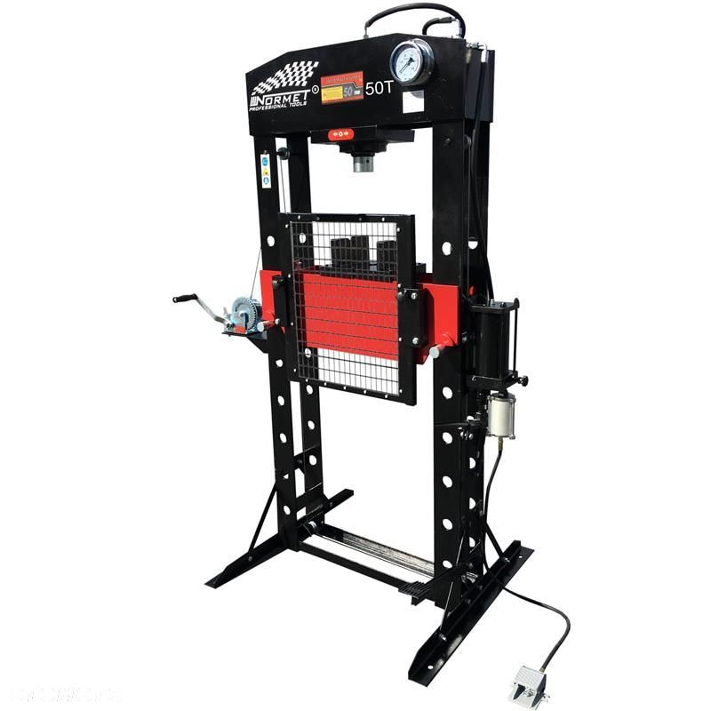 PRASA WARSZTATOWA HYDRAULICZNA SPAWANA 50T NORMET - 1