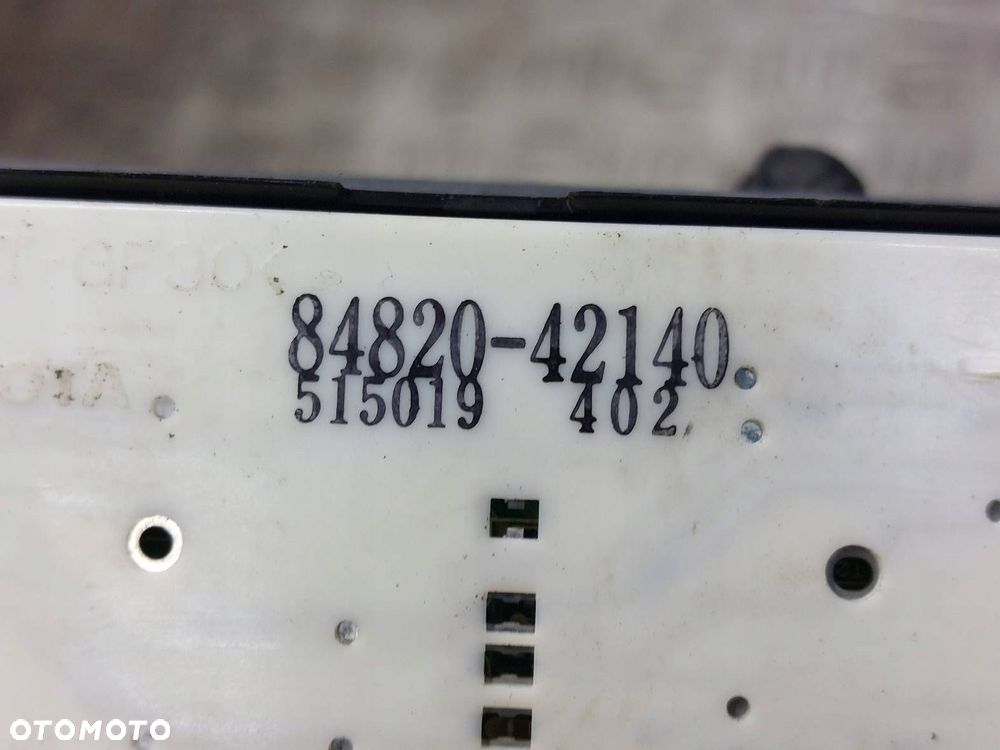 PANEL STEROWANIA SZYB TOYOTA RAV4 II 84820-42140 - 3