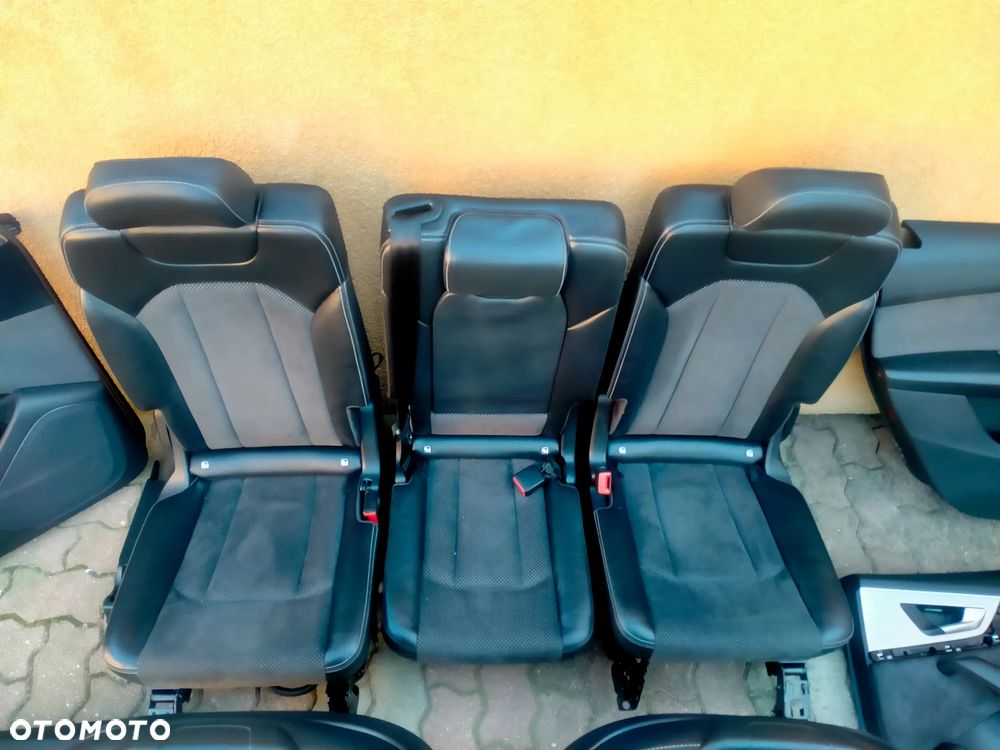 AUDI Q7 4M S-LINE / FOTEL FOTELE KANAPA BOCZKI TAPICERKA / 5 OSOBOWA / ISOFIX / ORYGINAŁ - 11