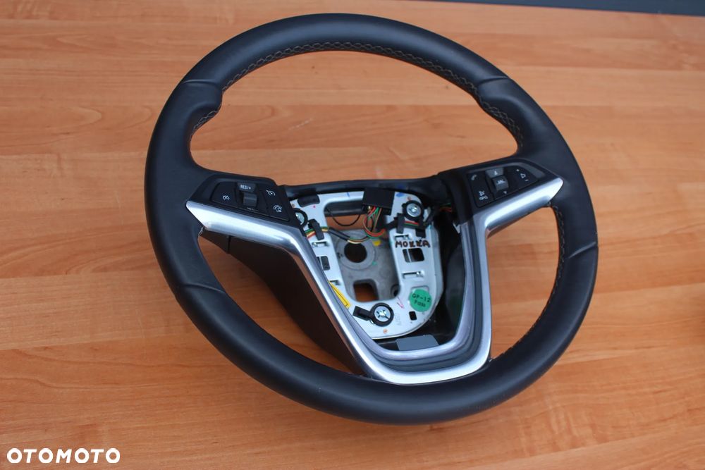 KIEROWNICA SKÓRA STEROWANIE OPEL ASTRA J MERIVA B MOKKA MULTIFUNKCJA - 3
