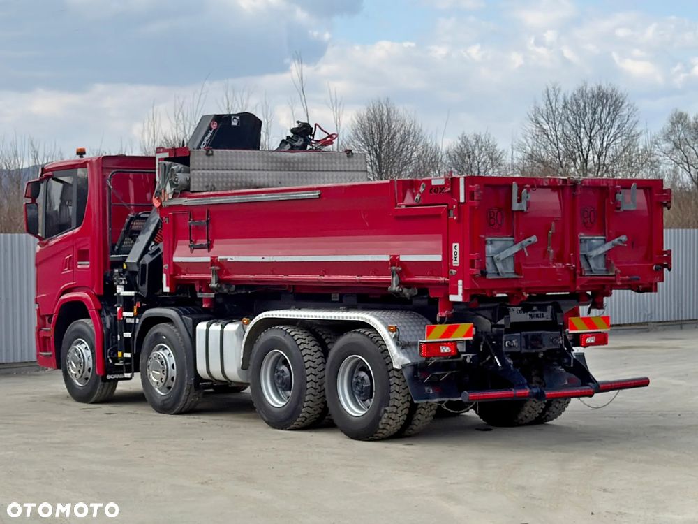 Scania G 450 * WYWROTKA + BORDMATIC + HIAB X - HIDUO 188 * 8x4 - 7