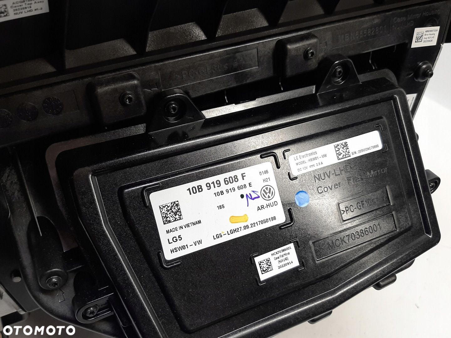 VW ID.3 SEAT CUPRA BORN HEAD UP DISPLAY 10B919608F HUD - 3