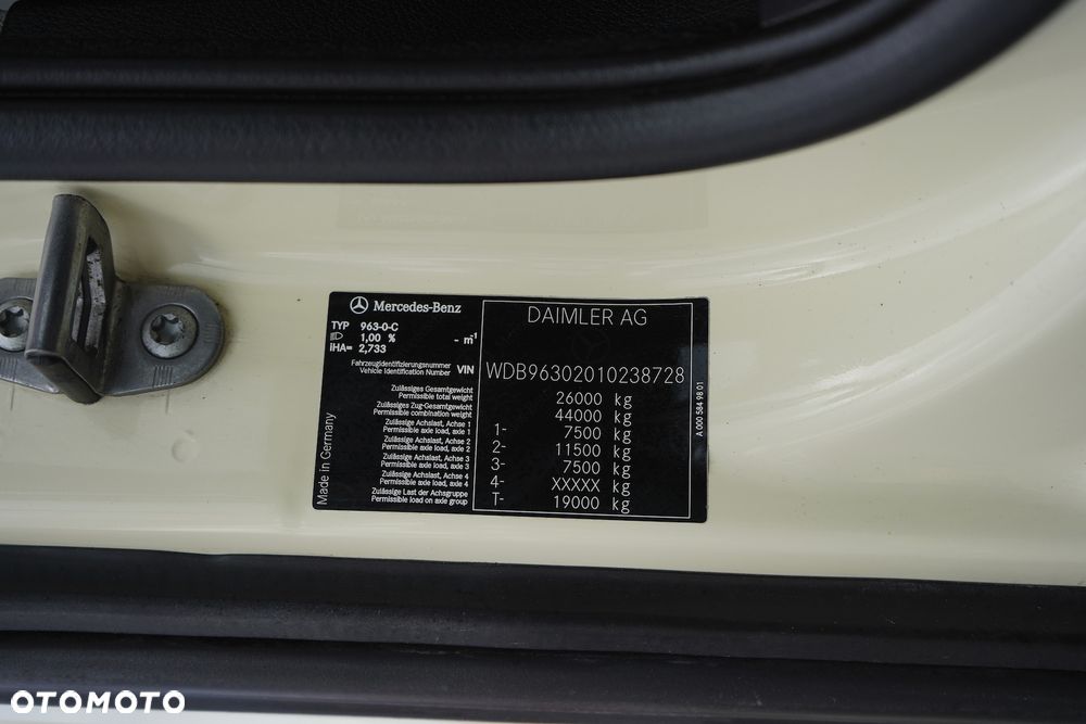 Mercedes-Benz ACTROS / 2540 / ACC / E 6 / ZESTAW PRZEJAZDOWY / CHŁODNIA + WINDA / 38 PALET - 11