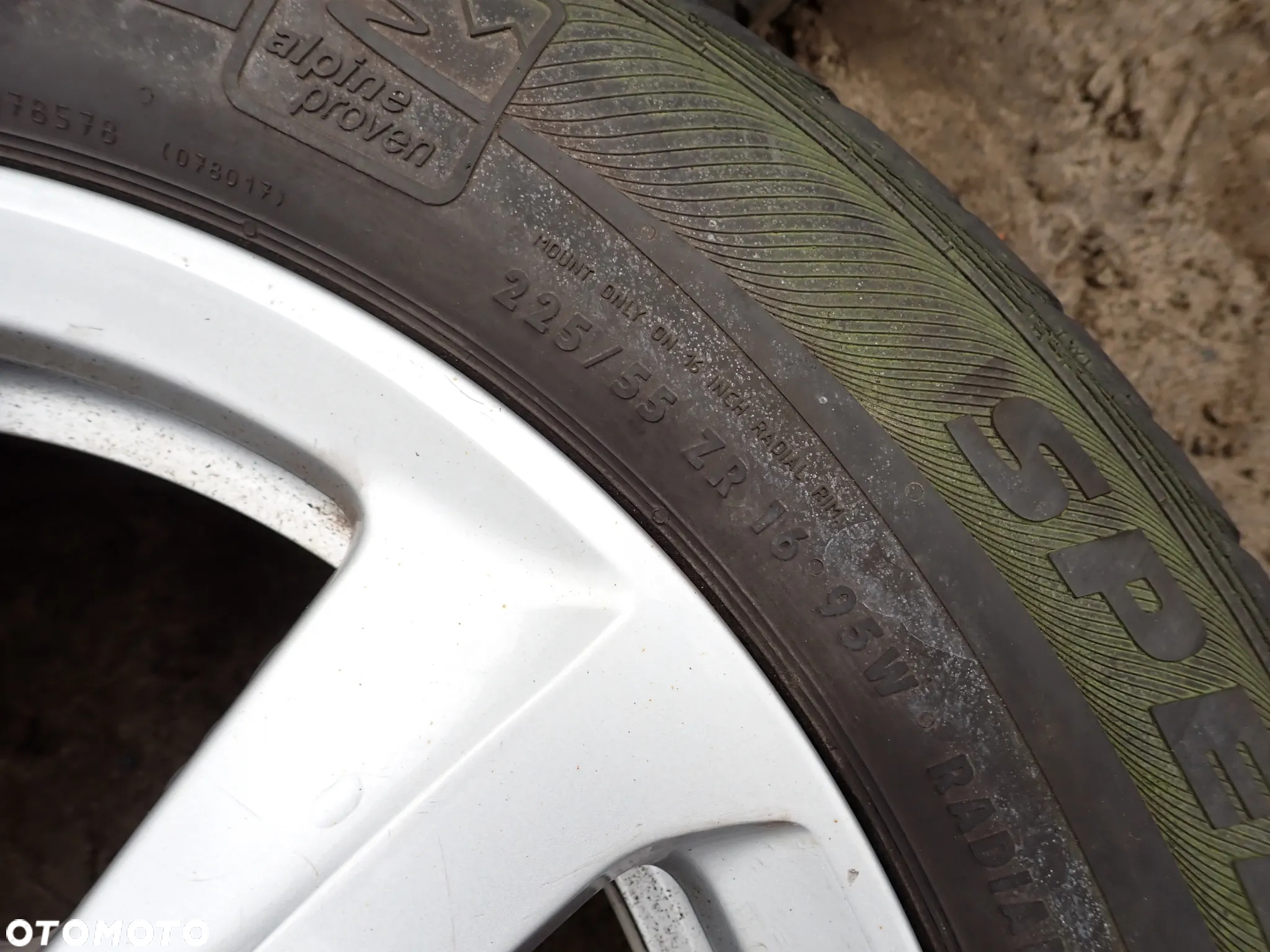 AUDI A4 B8 A5 ALUFELGI KOŁA 16" 225/55 R16 8K0601025F - 2