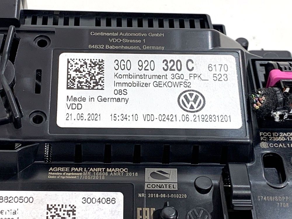 LICZNIK VIRTUAL KOKPIT  VW ARTEON (3H7, 3H8) 2017 - 2022 TSI R 235 kW [320 KM] benzyna 2020 - 2022 - 6