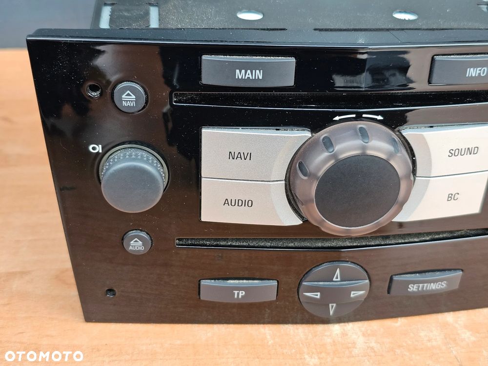 NAWIGACJA RADIO PANEL MULTIFUNKCJA RAMKA OPEL CORSA D CD 60 NAVI PIANO BLACK CZARNE - 4