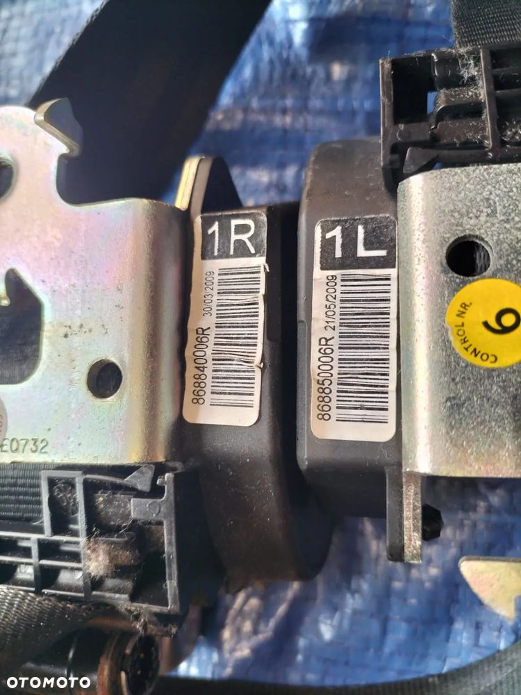 AIRBAG AIR BAG PODUSZKA KIEROWCY PASAŻERA PASY PAS BEZPIECZEŃSTWA LEWY PRAWY PRZÓD TYŁ CZARNY NAPINACZ SENSOR KOMPLET ZESTAW 985100002R 985258772R 285581790R 868840006R 868850006R 888400012R 888400017R RENAULT LAGUNA III 3 COUPE GT - 8