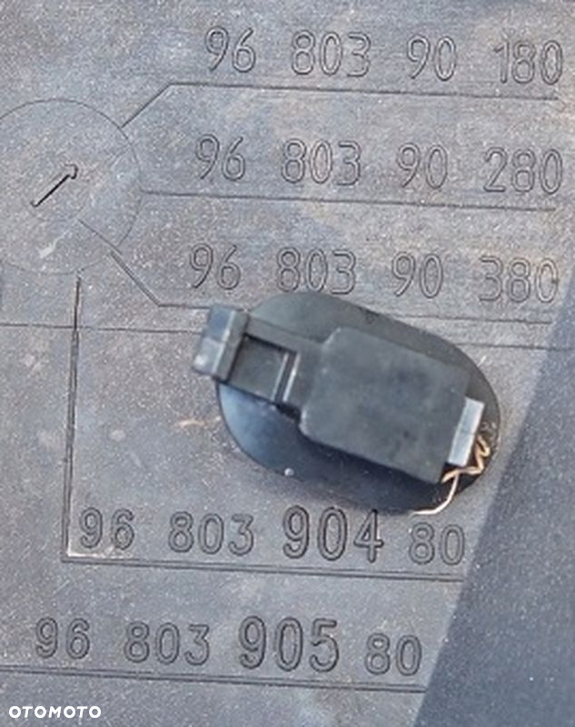 PAS PRZEDNI WZMOCNIENIE CHŁODNICE WENTYLATOR PEUGEOT 307 2.0 HDI 9680390180 - 3