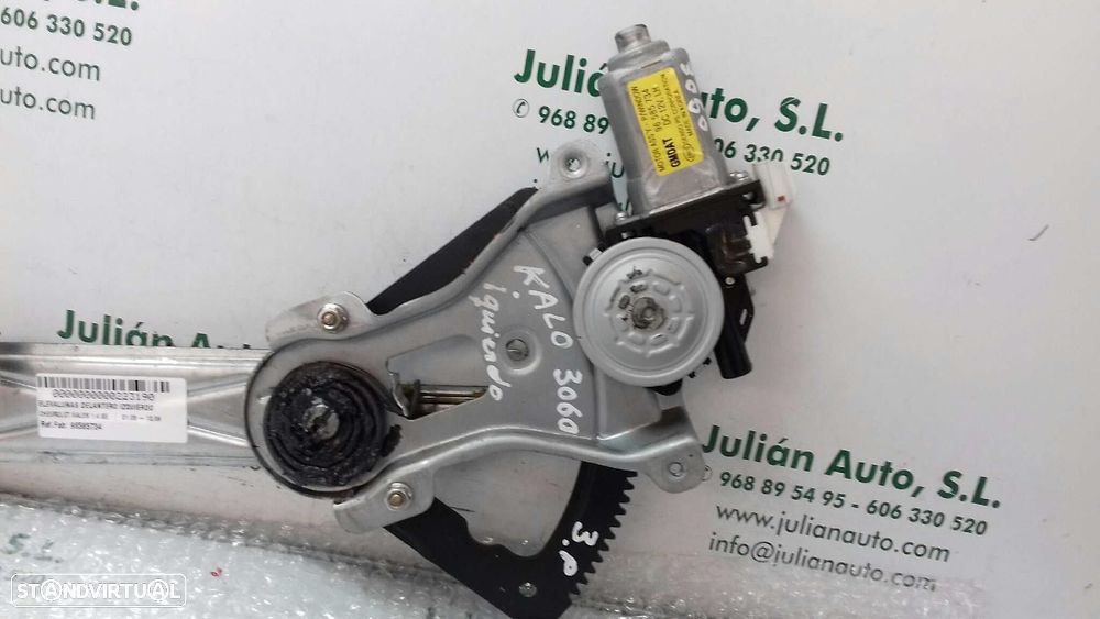 ELEVADOR DE VIDRO FRONTAL ESQUERDO CHEVROLET AVEO / KALOS FASTBACK 2008 - 1