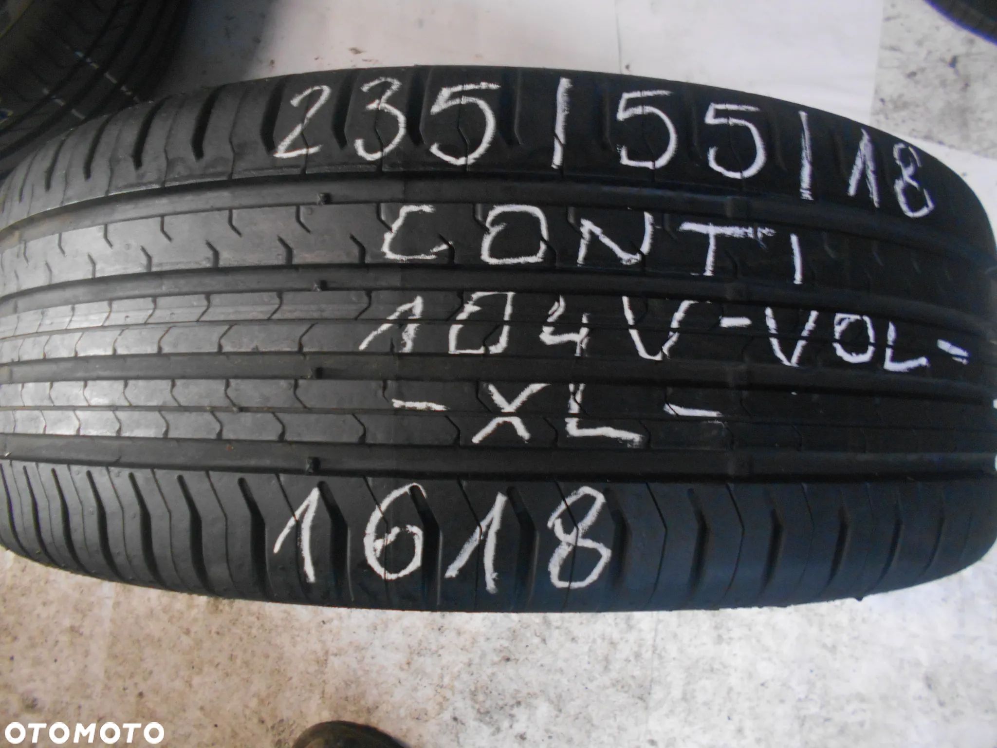 OPONA POJEDYNKA 235/55r18 CONTINENTAL CONTI ECO CONTACT 5 XL VOL DOT 1618 8MM - 1