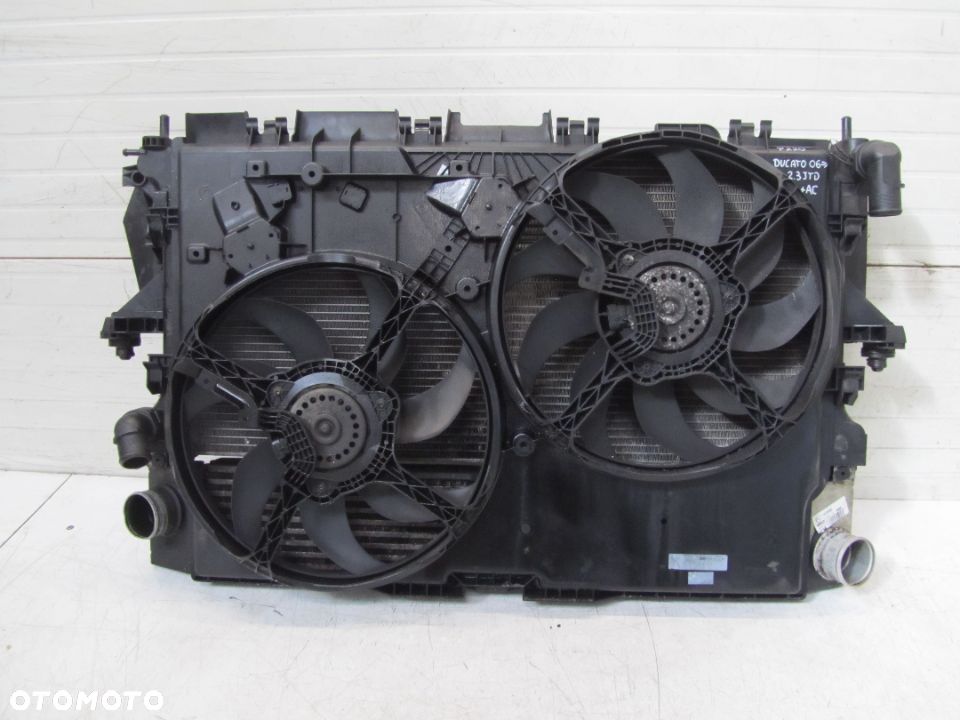 fiat ducato 06->2.3 jtd eu komplet chłodnic-wentylator+ac - 1