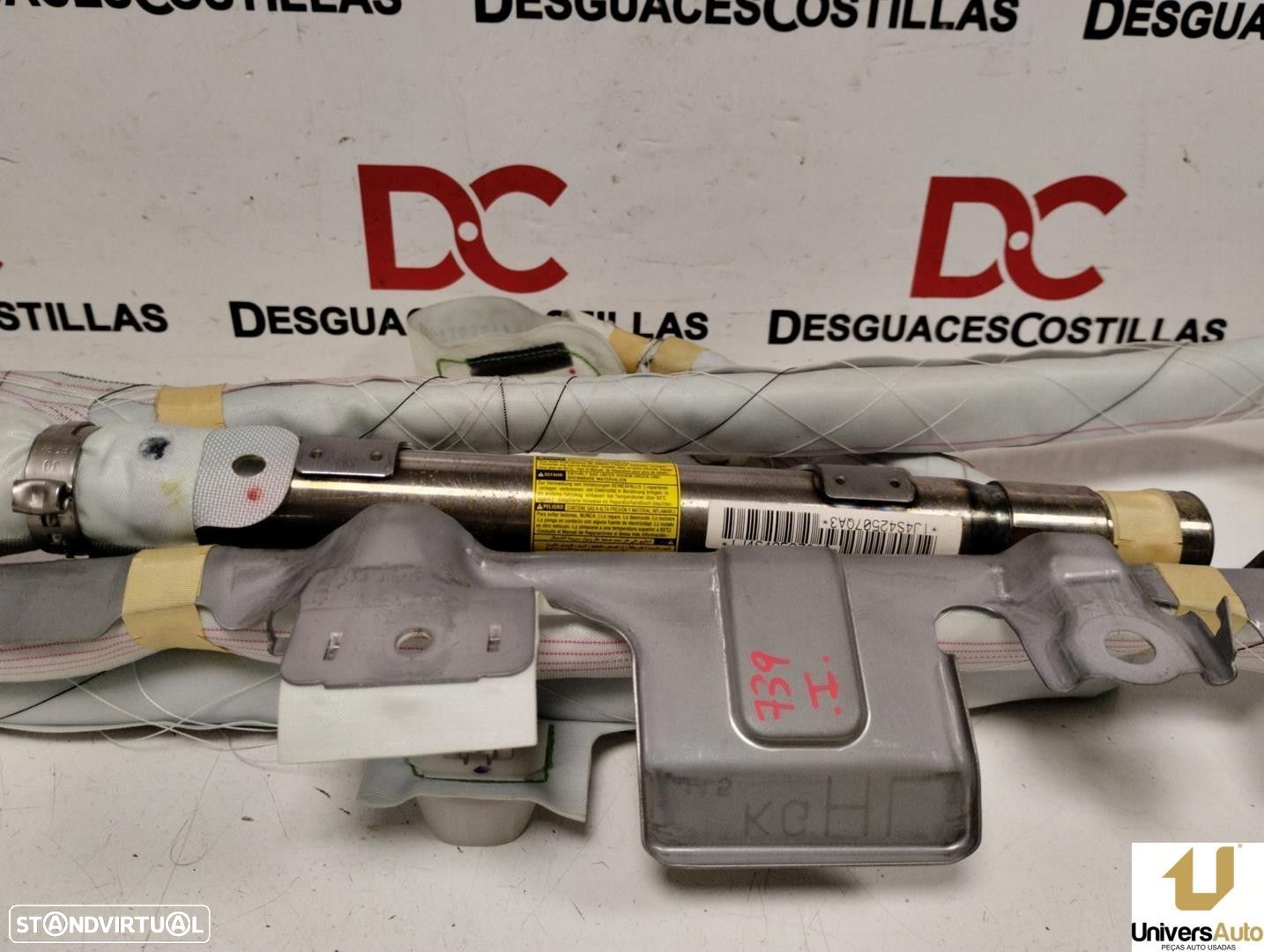 AIRBAG CORTINA FRONTAL ESQUERDO TOYOTA AURIS 2008 -KGV87184677 - 1