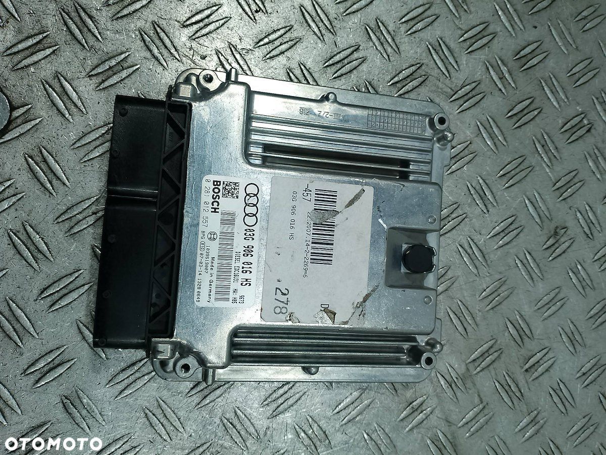 KOMPUTER,STEROWNIK AUDI A6 C6 03G906016HS 0281012557 - 1