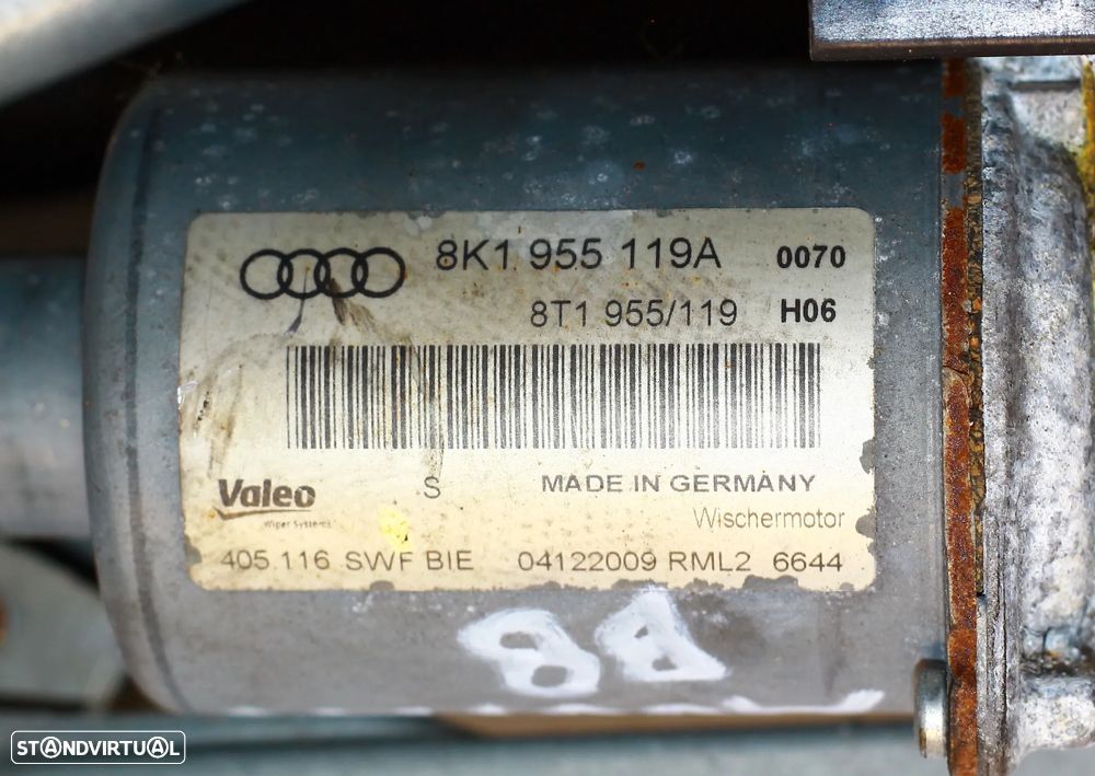 MOTOR LIMPA PARA-BRISAS AUDI A4 B8 - 4