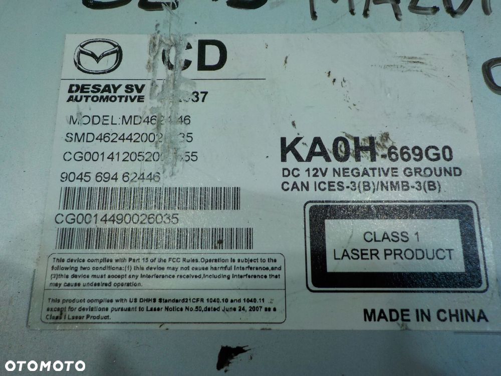MAZDA CX-5 I LIFT 2.2 D 15r 5D czytnik nawigacji KA0H-669G0 - 12