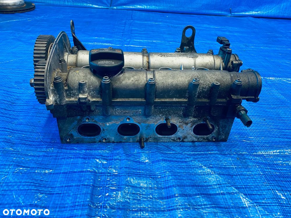 GŁOWICA SILNIKA WAŁKI POKRYWA KOMPLET VW SEAT SKODA 1.4 16V ; 036103373AM  ORYGINAŁ - 1