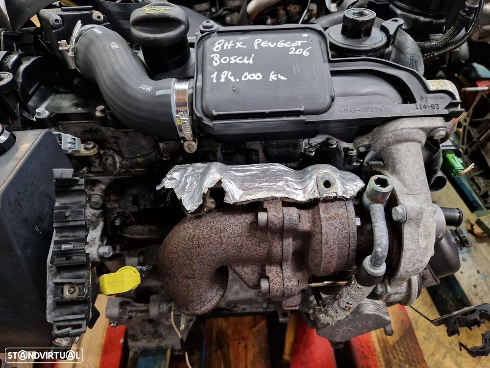 Motor usado 8HX PEUGEOT 206 1.4 HDI 68CV CITROEN 8HZ - 6