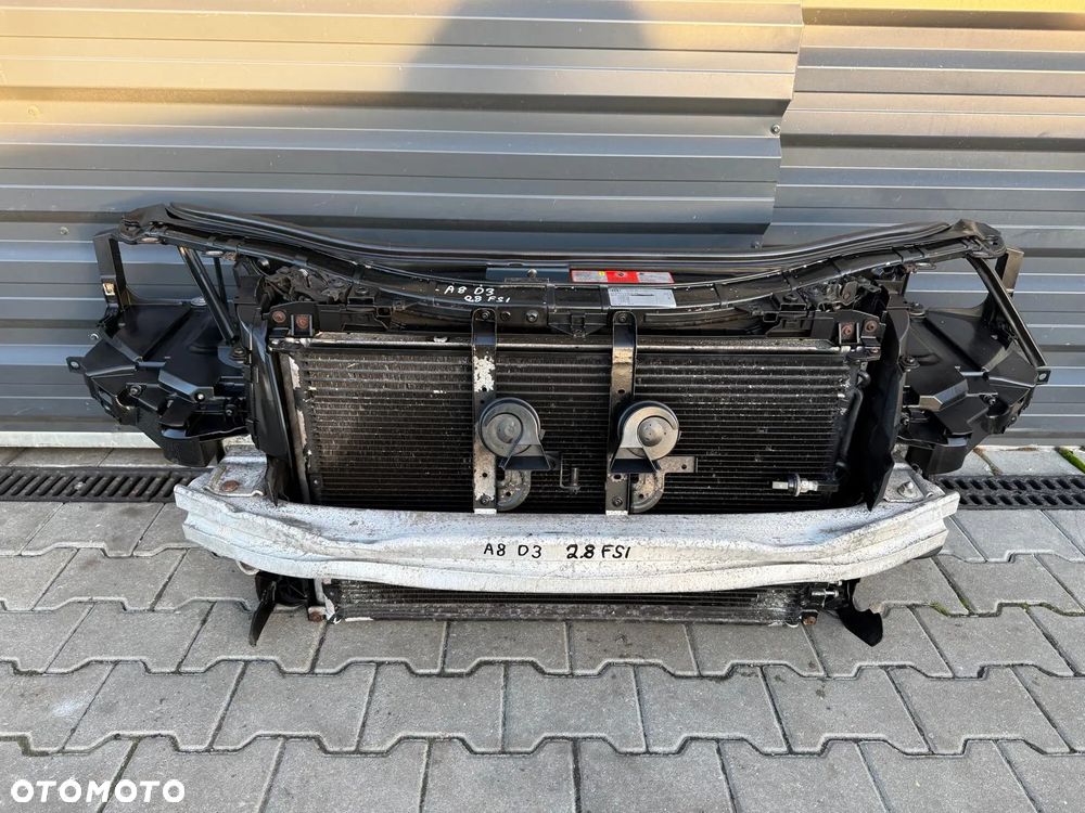 AUDI A8 D3 LIFT 2.8 FSI WZMOCNIENIE CZOŁOWE PAS PRZEDNI CHŁODNICE - 1