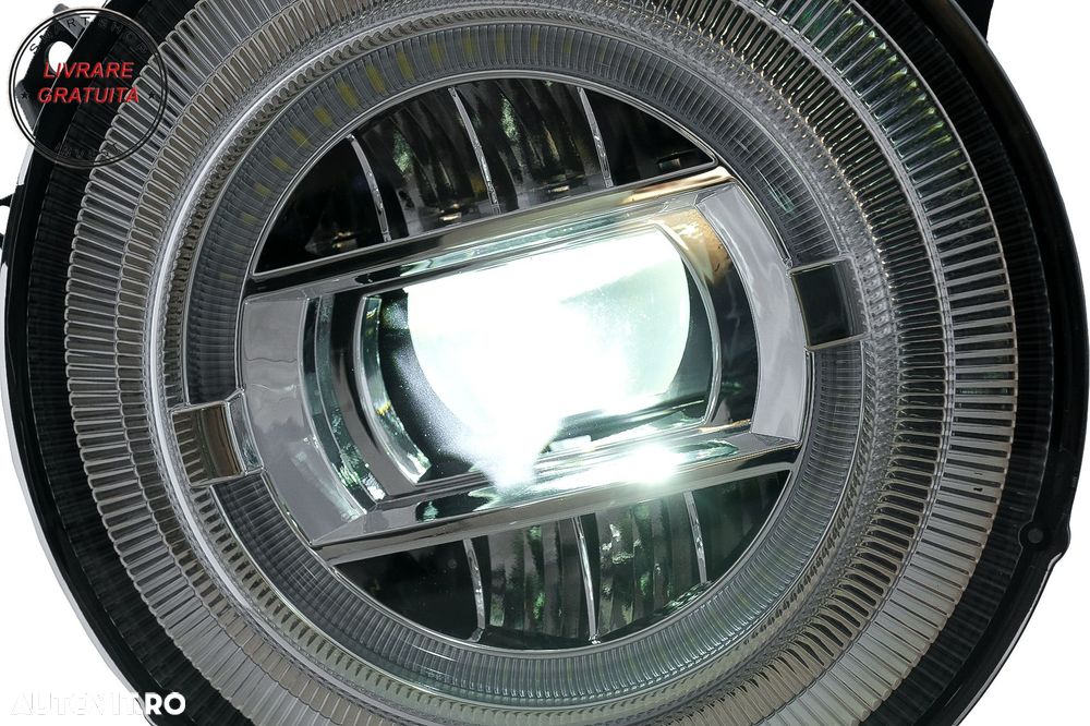 Faruri Full LED Mercedes G-Class W463 (2005-2017) Crom Facelift 2018 Design- livrare gratuita - 10