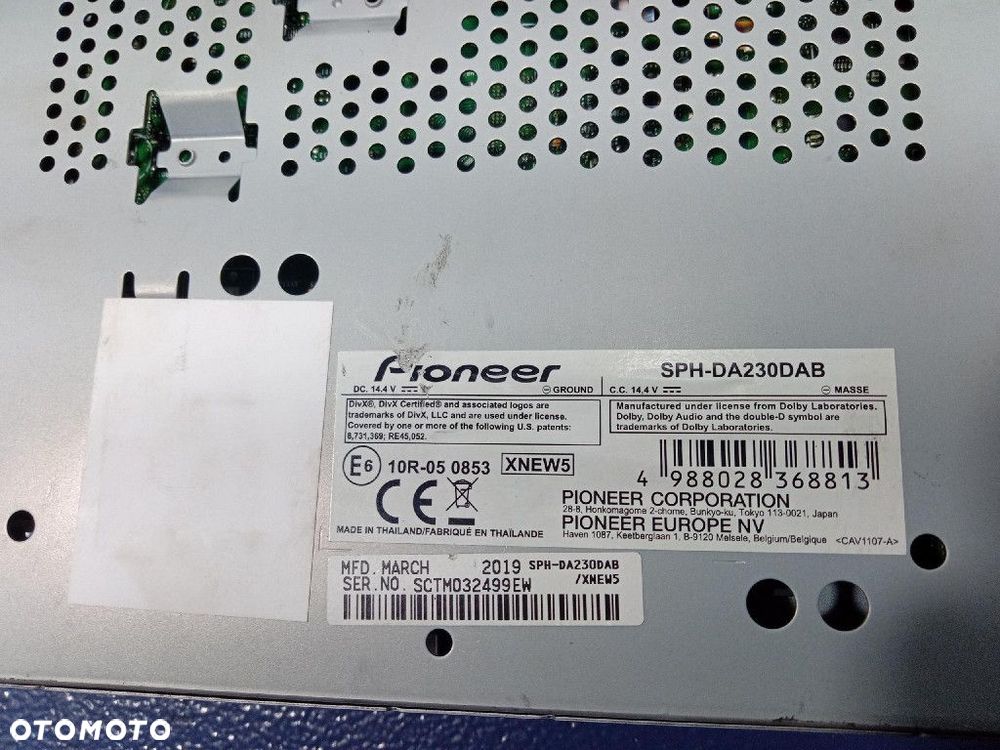 KIA PRO CEED II RADIO NAWIGACJA 2DIN PIONEER SPHDA230DAB - 7