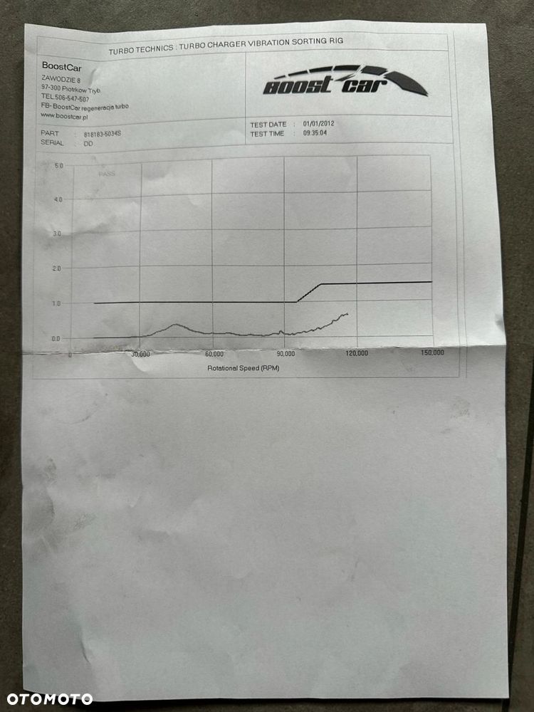 TURBINA TURBOSPRĘŻARKA VOLVO FL5 210 240 Truck /5.20L 818183-5034S EURO6 GARRETT - 10