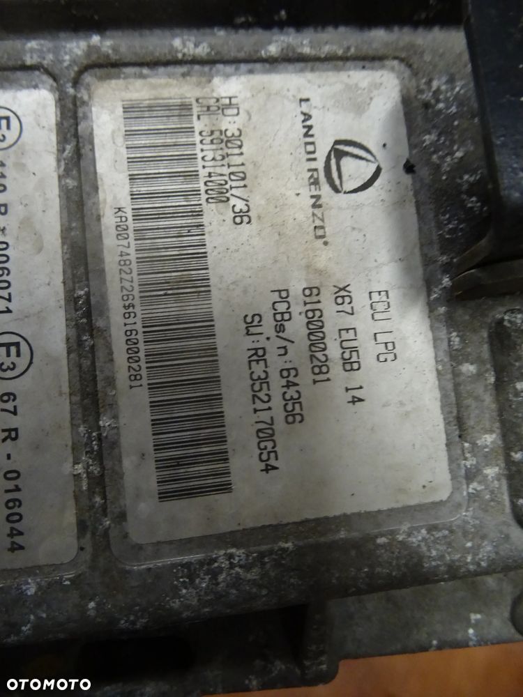 WYPRZEDAZ DO MIESIACA DACIA DOKKER LODGY STEROWNIK LPG ECU LPG X67 EU5B 14 616000281 LANDI RENZO - 3