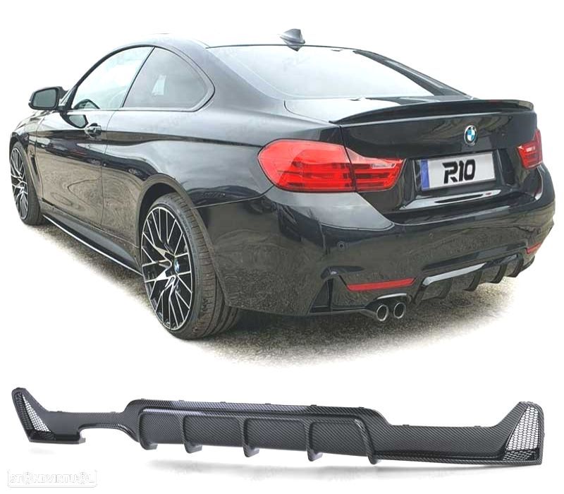 DIFUSOR BMW F32 F33 F36 LOOK M PERFORMANCE CARBONO - 1