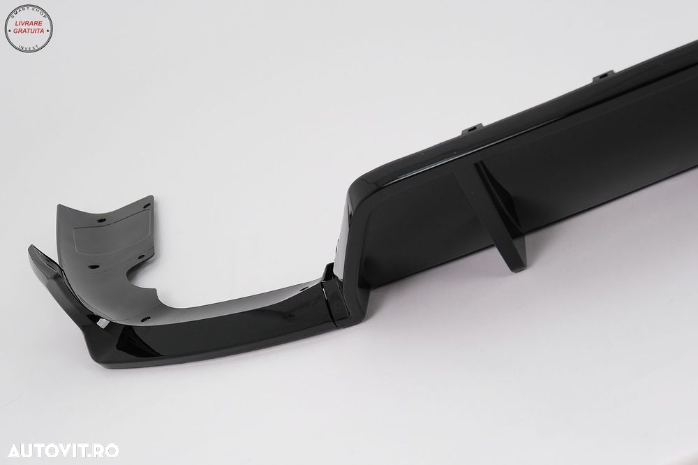 Pachet Exterior Aero BMW X6 G06 (2019-03.2023) M-Tech Black Knight Design Negru Lu- livrare gratuita - 12